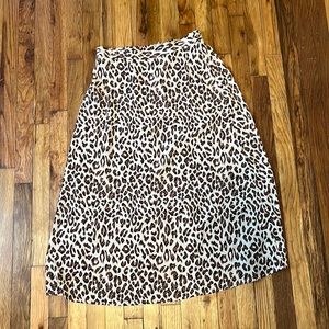 Long Leopard Skirt